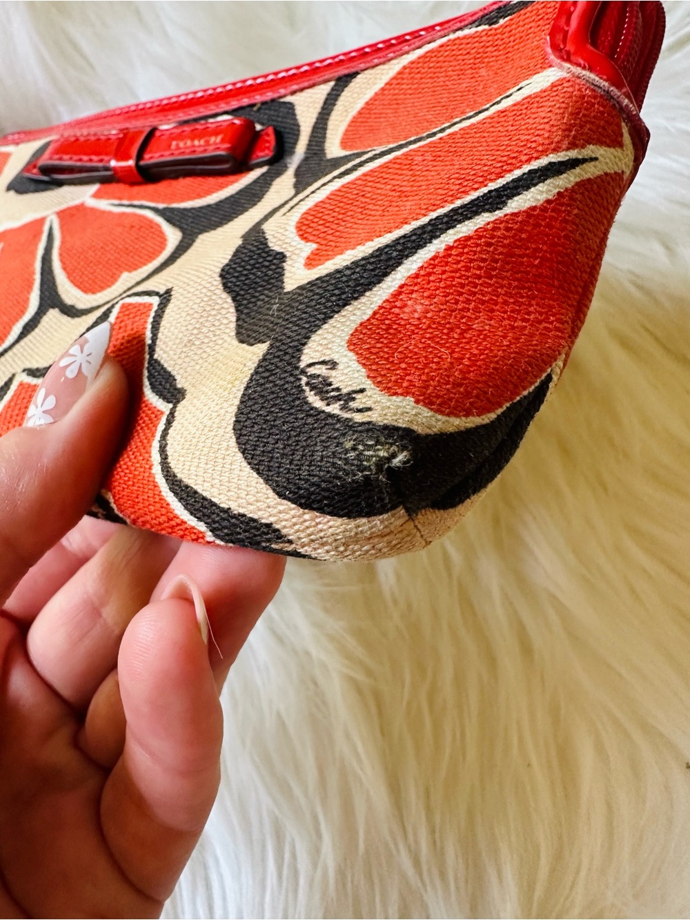 COACH Poppy Double Zip Wristlet - Picture 13 of 13